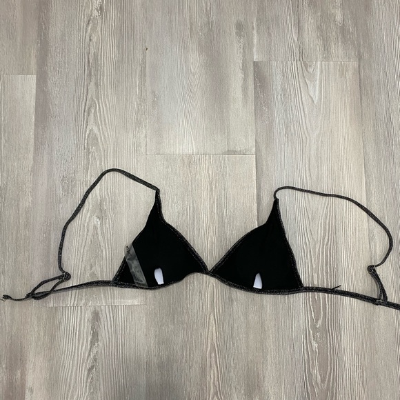 NWOT shein medium black sparkly bikini - Picture 7 of 9